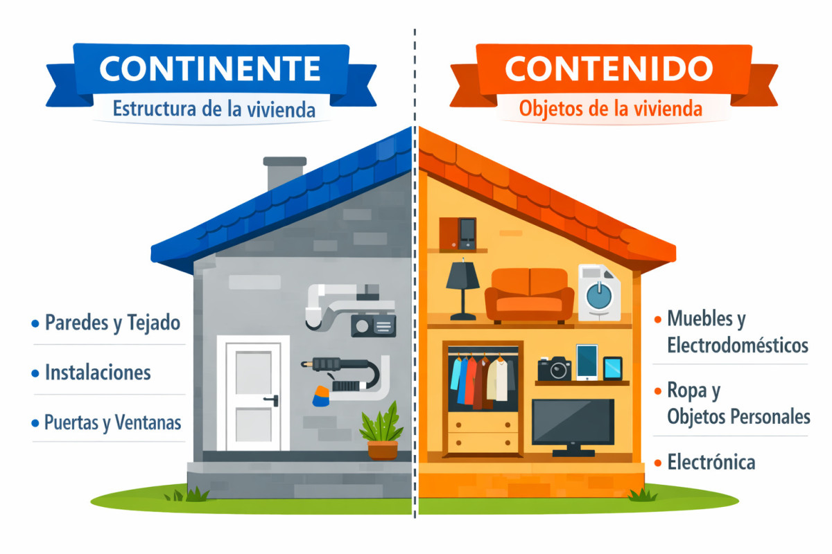 Diferencia entre Contenido y Continente